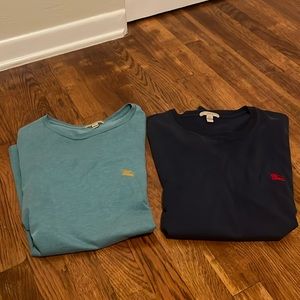 Two Burberry short sleeve Tshirts